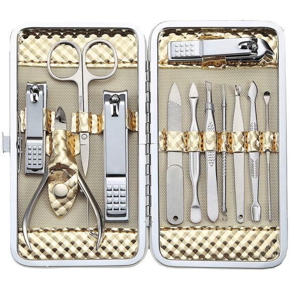 Manicure Set Professional Nail Clippers Kit Pedicure Care Tools