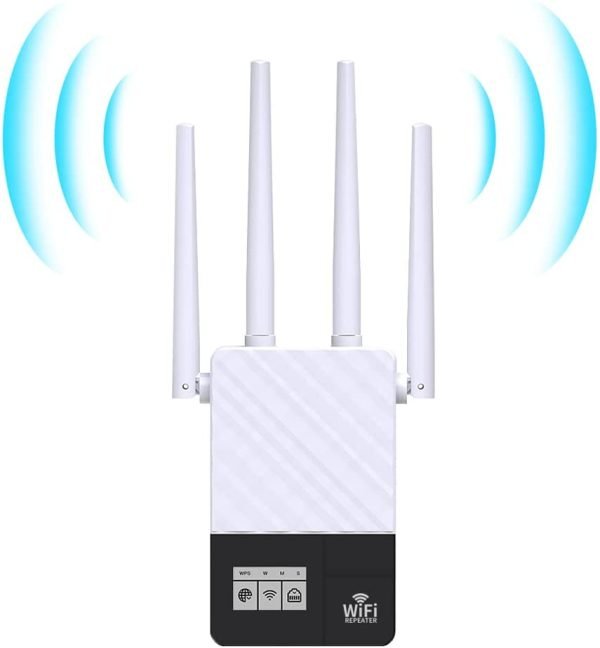 2022 Screen Display WiFi Extender and Signal Amplifier